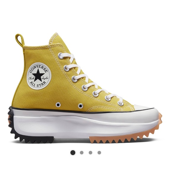 BRAND NEW NEVER WORN Converse Run Star Hike Sneakers in Yellow-woman’s size 6.5 - Picture 6 of 10